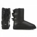 UGG Bailey Bow Leather Black